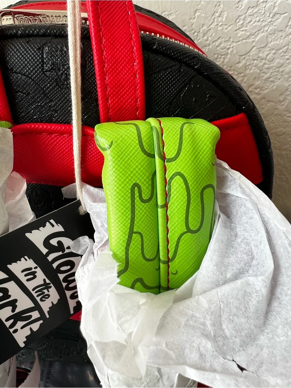 NWT Loungefly Ghostbusters Logo Glow-in-the-Dark Mini Backpack